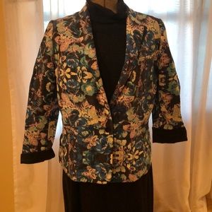 Maje Linen/Silk Blend Jacket